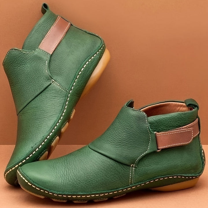 Elenya – Pantoffel Stiefeletten Aus Kunstleder