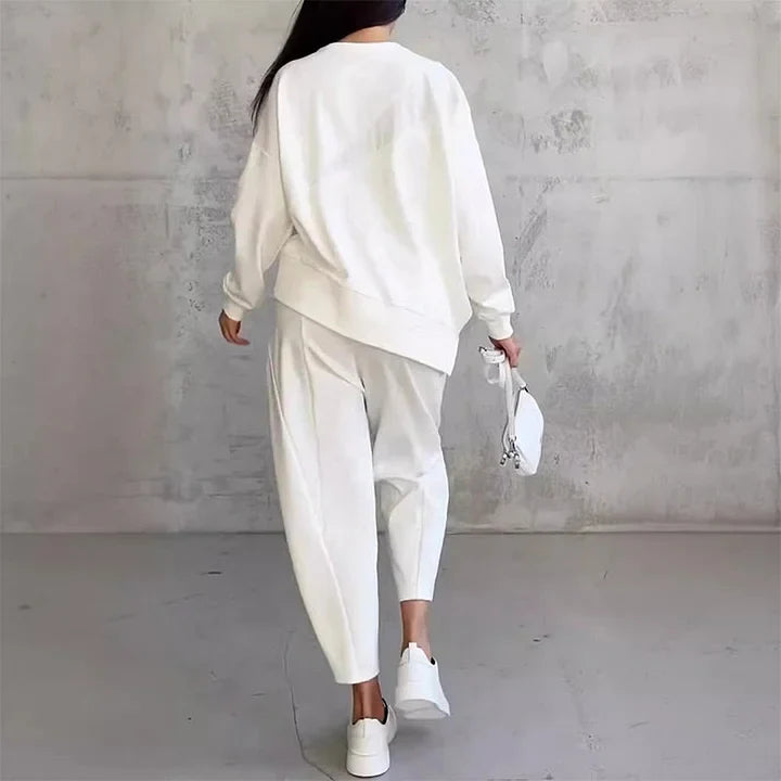 Tashia – Lässiges Set aus Langarm Pullover Und Jogginghose