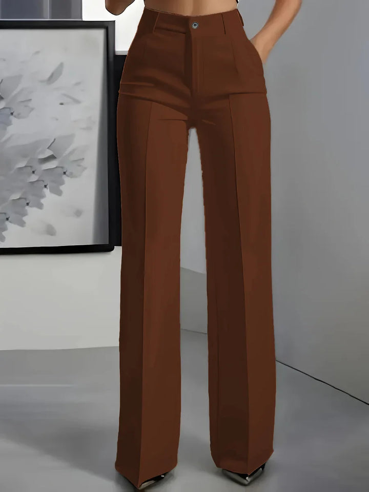 Hodit - Stylische Stretch Hose Mit Hoher Taille