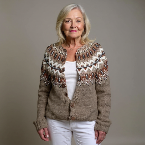 Alessandraa - Handge Fertigt Woll Pullover