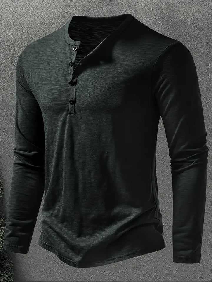 Zekeriya – Langarmhemd mit Knöpfen