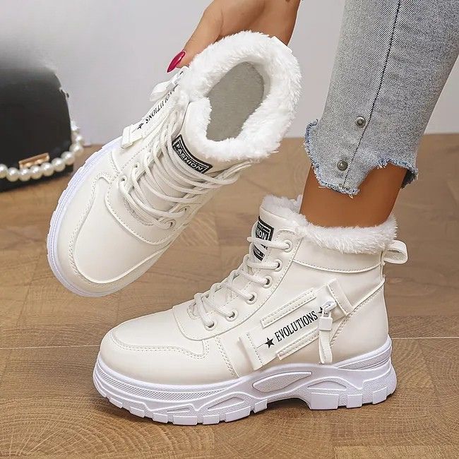 Nikiforos – Warme Schnür Sneaker im Winter Stil