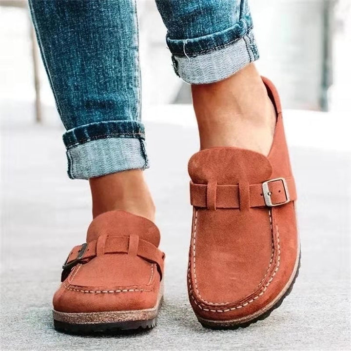 Tamela – Loafer Aus Wildleder Mit Schnallenriemen