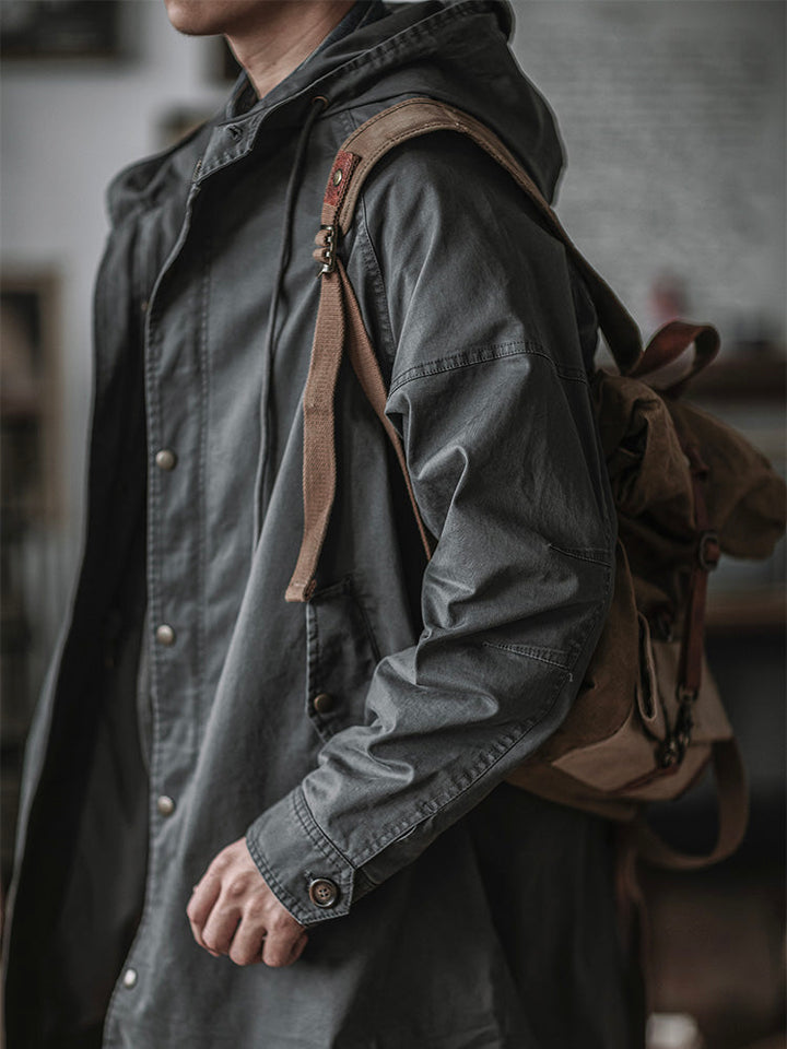 Engelbert – Winddichte Jacke Mit Kapuze Und Fischschwanz