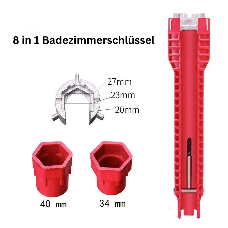 GripFlex - 8 in 1 Spülenschlüssel