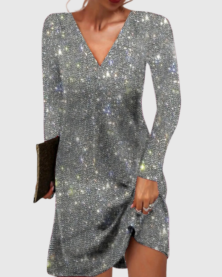 Blazena – Minikleid Mit Pailletten
