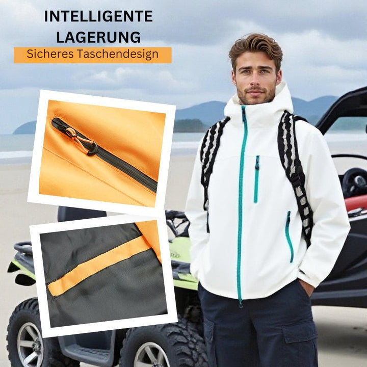 DriftEdge - Wasserdichte Wanderjacke Mit Reißverschluss