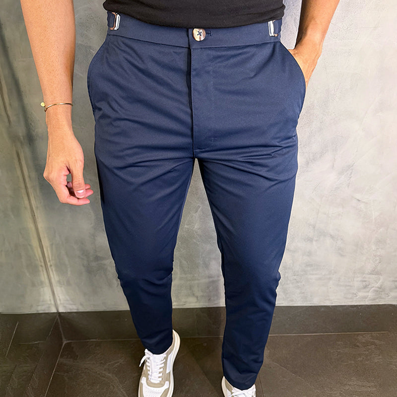 Matan - Klassische Stretch Hose Mit Schmaler Passform