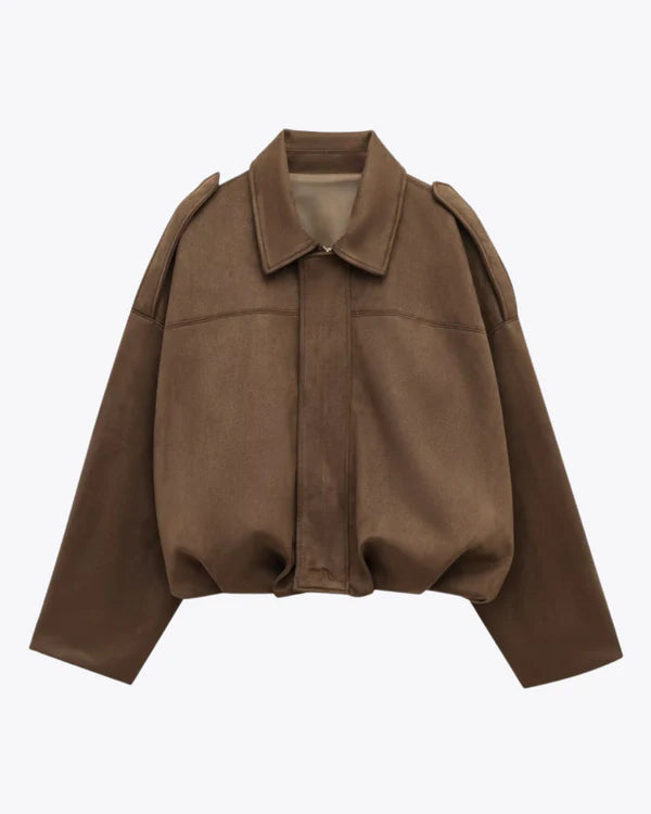 Alena - Bomber Jacke aus Wildleder