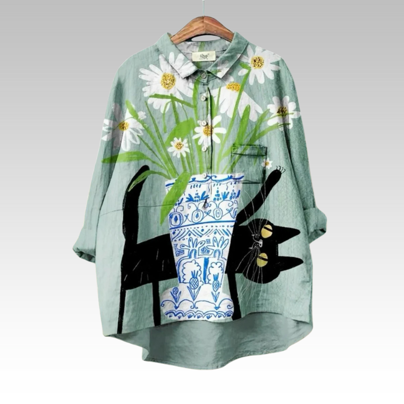 Thatsani - Klassische Blusen mit Blumenmuster