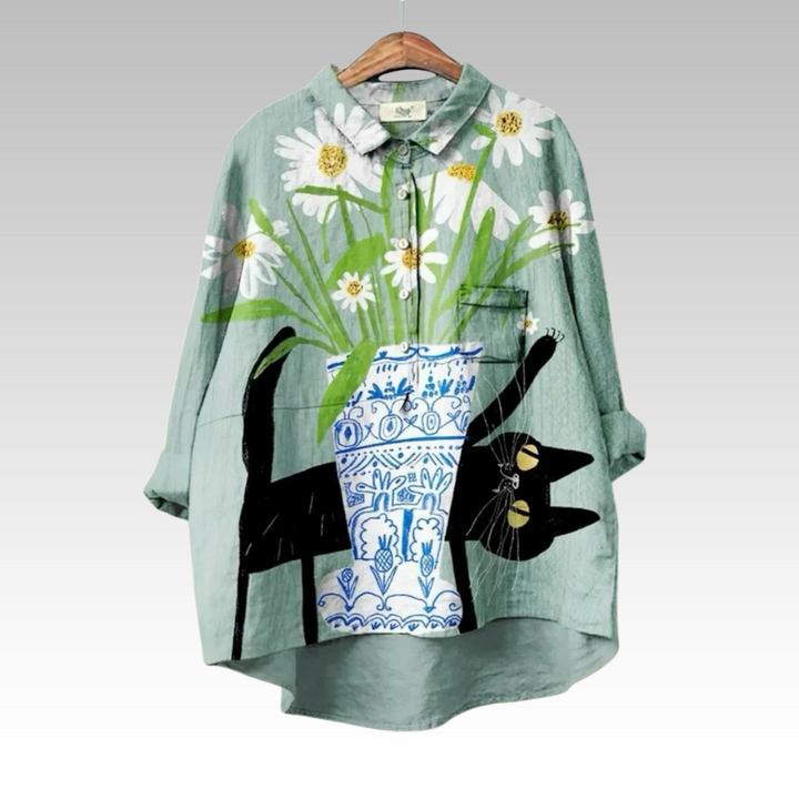 Thatsani - Klassische Blusen mit Blumenmuster