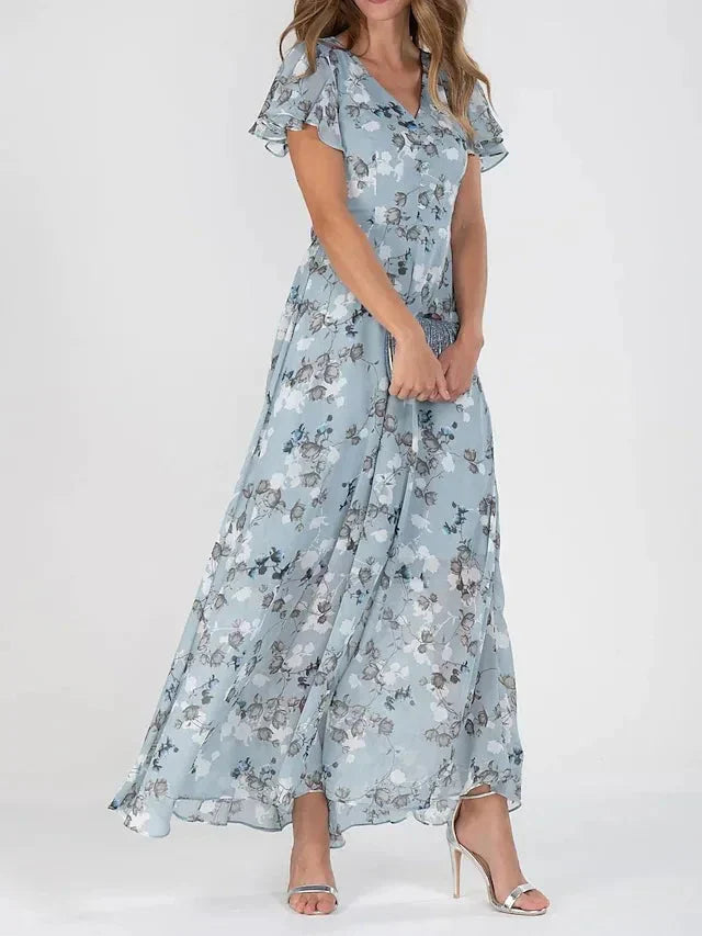 Astrid - Langes Blumenkleid