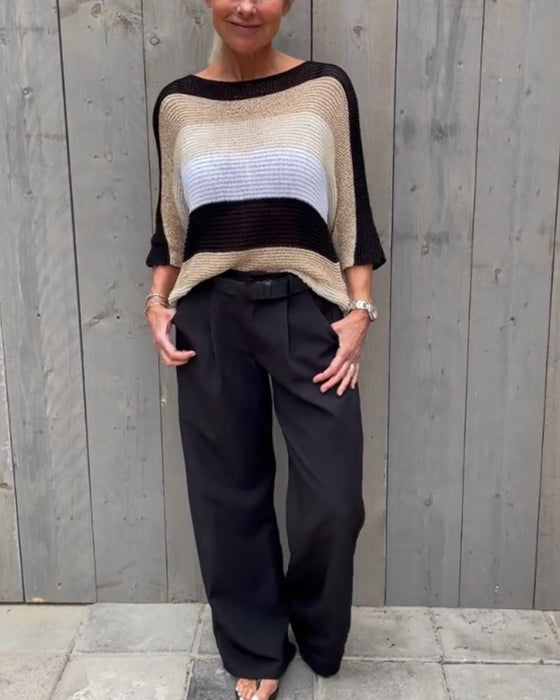 Oliwia – Lockerer Langarm Pullover