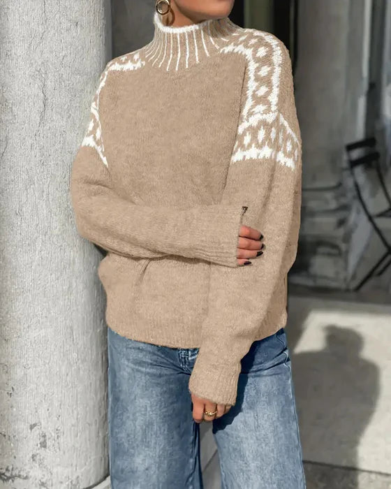 Tressia – Rollkragen Pullover Aus Strick