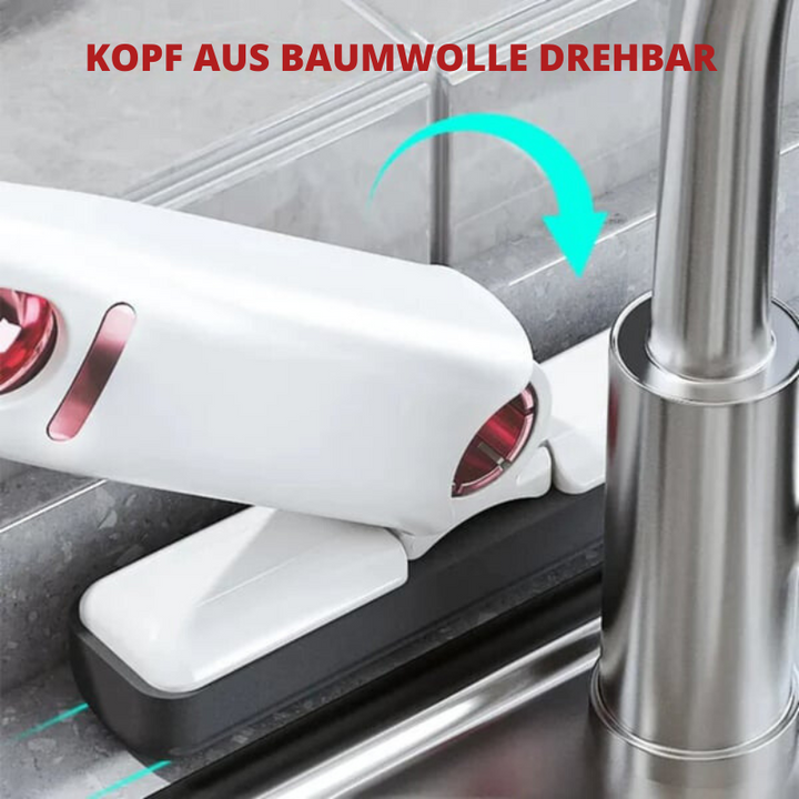 CleanSnap – Faltbarer  Handwaschbarer Mini-Mopp