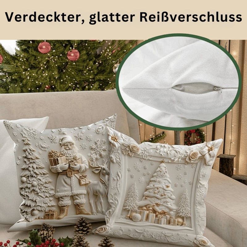 CozyFest – Weihnachtlich Gestalteter Kissenbezug Für Wohnkultur