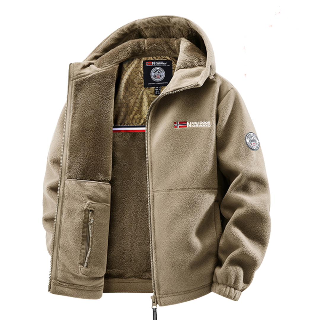 Hales – Fleece Winterjacke Mit Reißverschluss