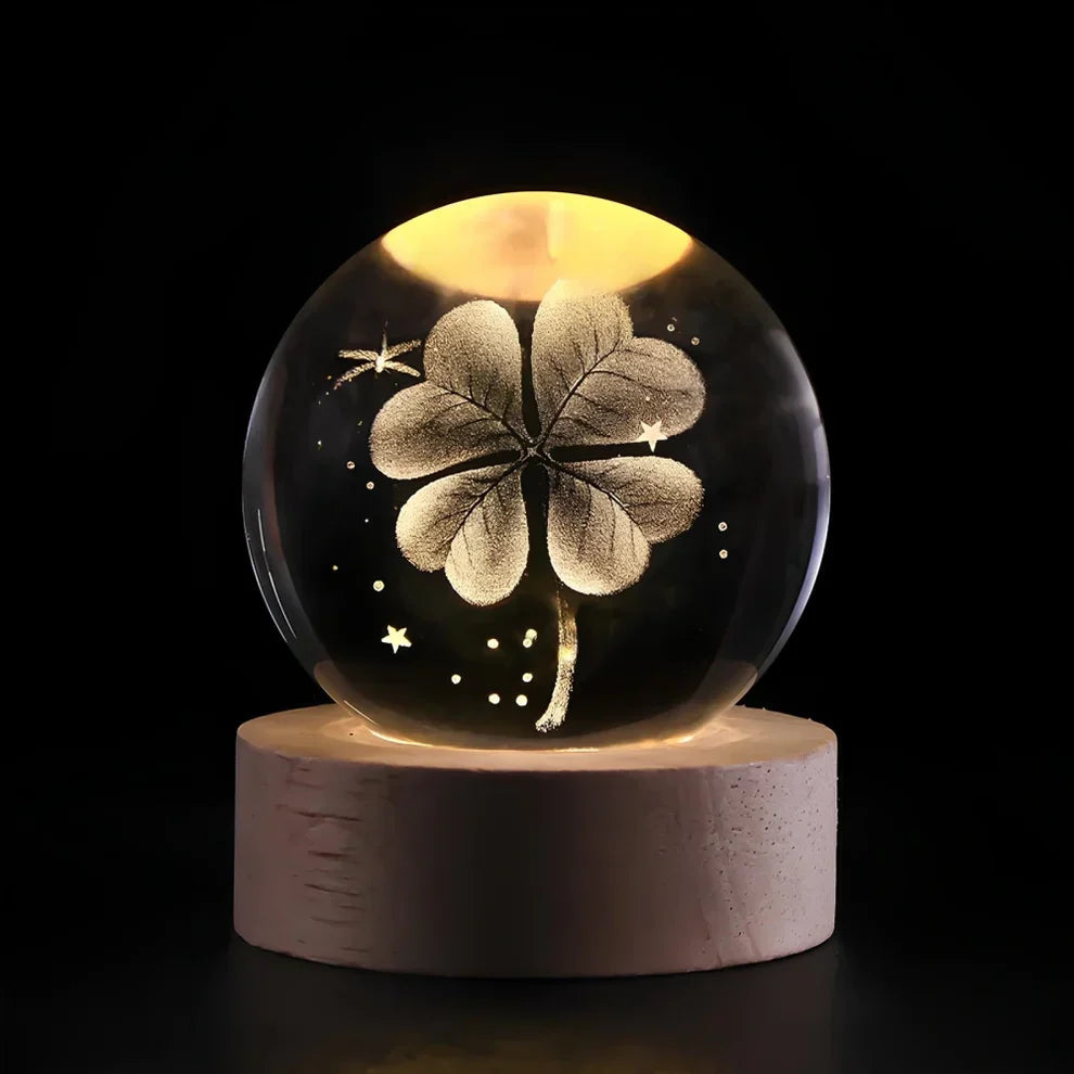 Glow Sphere – Leuchtende Kristallkugel Lampe