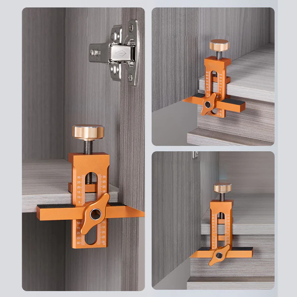 JigMaster - 2-in-1 Schranktür Montagevorrichtung