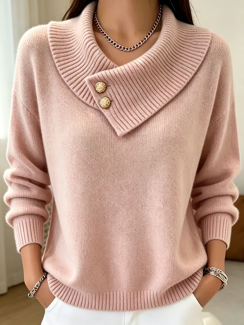 Haliza – Gerippter Strickpullover Mit Rollkragen