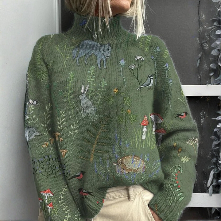 Mairead – Warmer Und Stilvoller Rollkragen Pullover