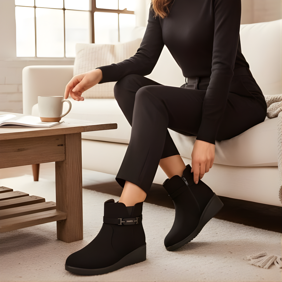 Alwara - Stiefeletten Mit Seitlichem Reißverschluss