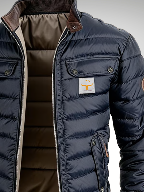 Saimir – Hochwertige Wattierte Jacke Mit Reißverschluss