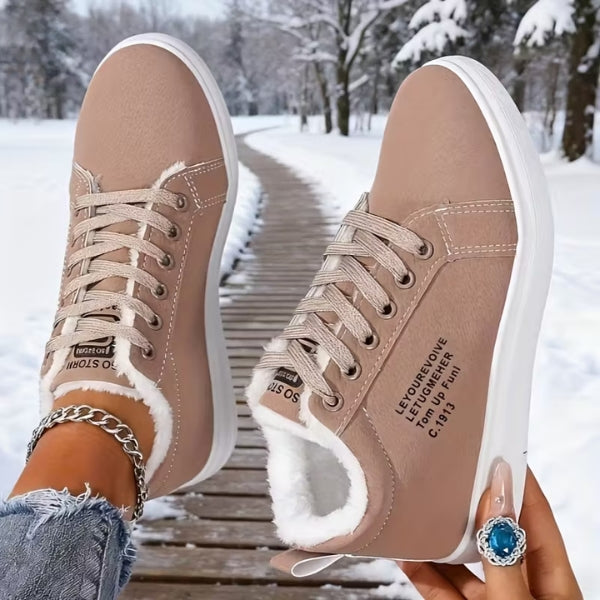 Arlena – Winter Schnürsneaker Mit Fellfutter