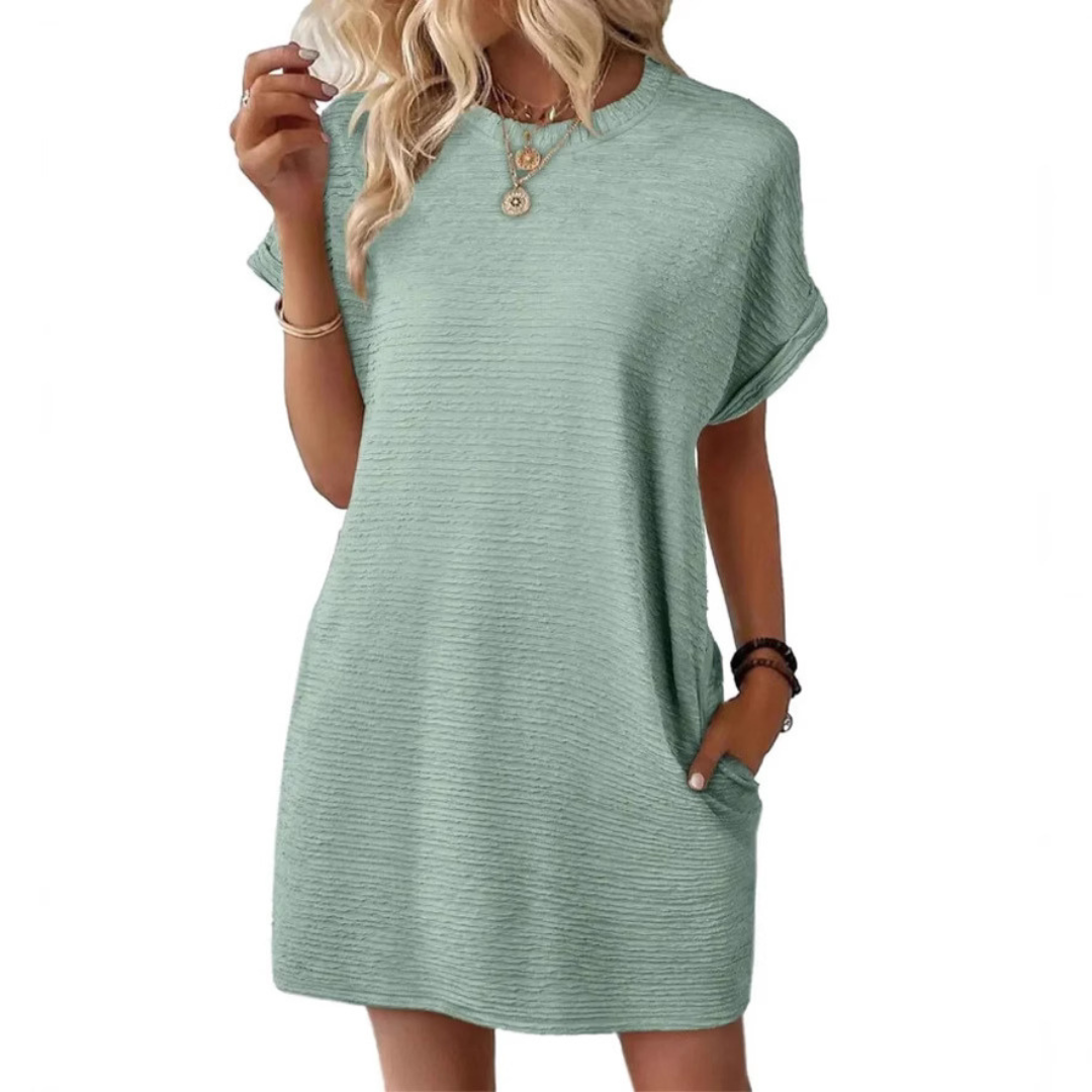 Elviaa – Elegantes Minikleid Mit Tasche
