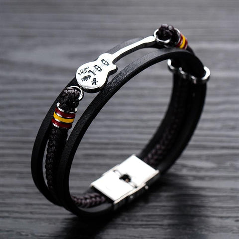 Nebil – Hochwertiges Handgefertigtes  Eeinzigartiges Lederarmband