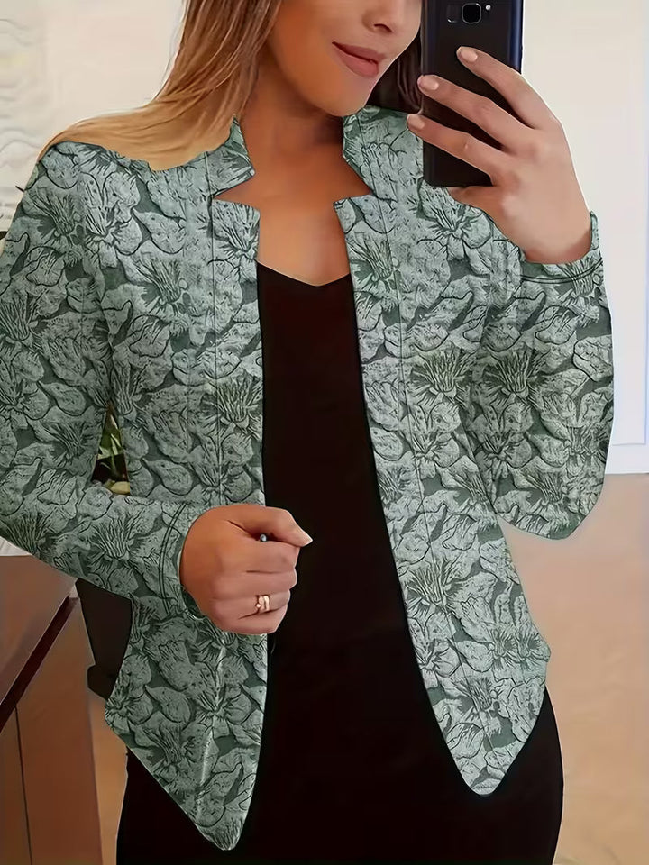 Tifany – Langärmeliger Blazer mit Blumenmuster