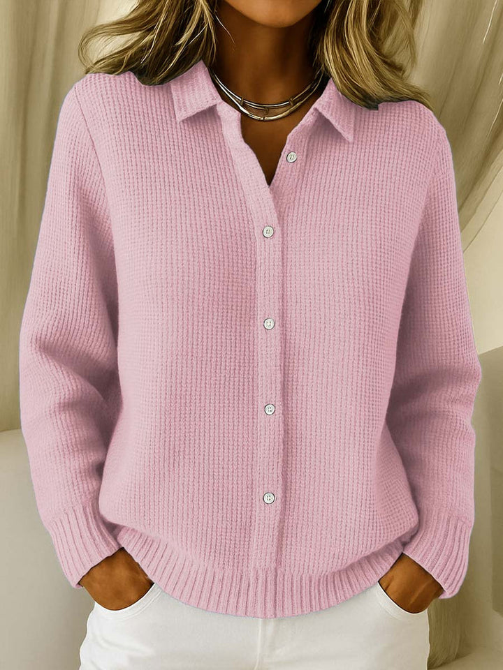 Nofar - Klassische Strickjacke Mit Knopfleiste