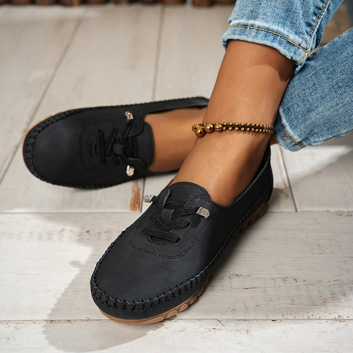 Marione – Bequeme Rutschfeste Loafer Aus Wildleder