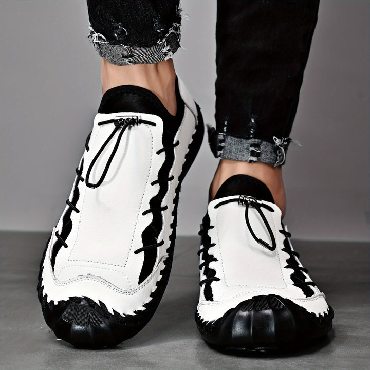 Razam – Lederturnschuh Mit Rutschfester Sohle