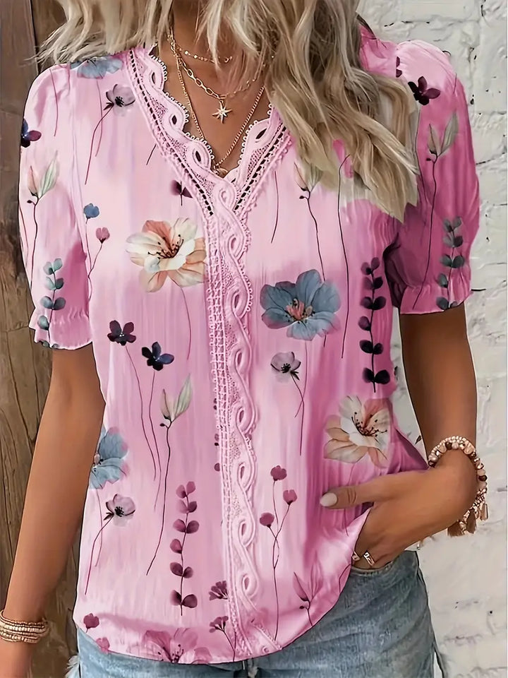 Sakine™ - Bluse mit Blumenmuster