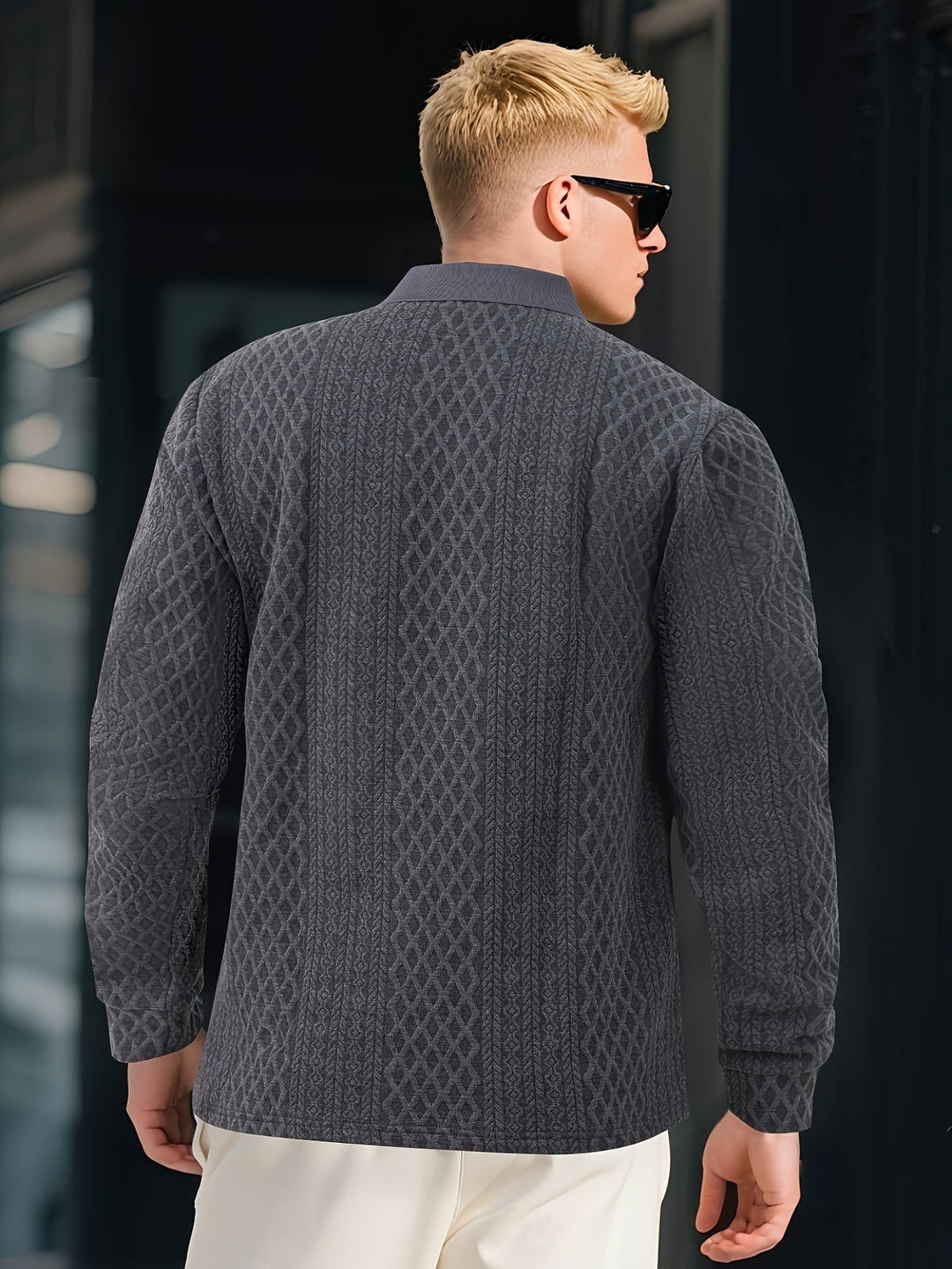 Liranda – Langärmliges Strickhemd Mit Knöpfen