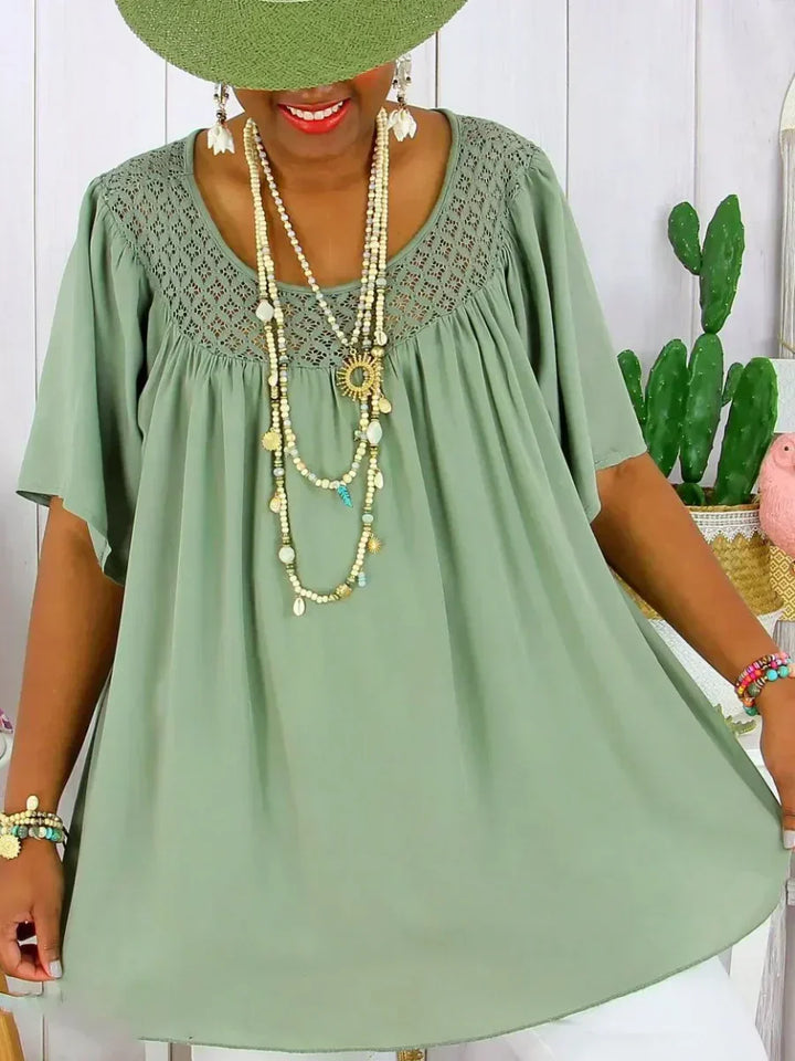 Silvana - Sommerkleid mit Kurzen Ärmeln