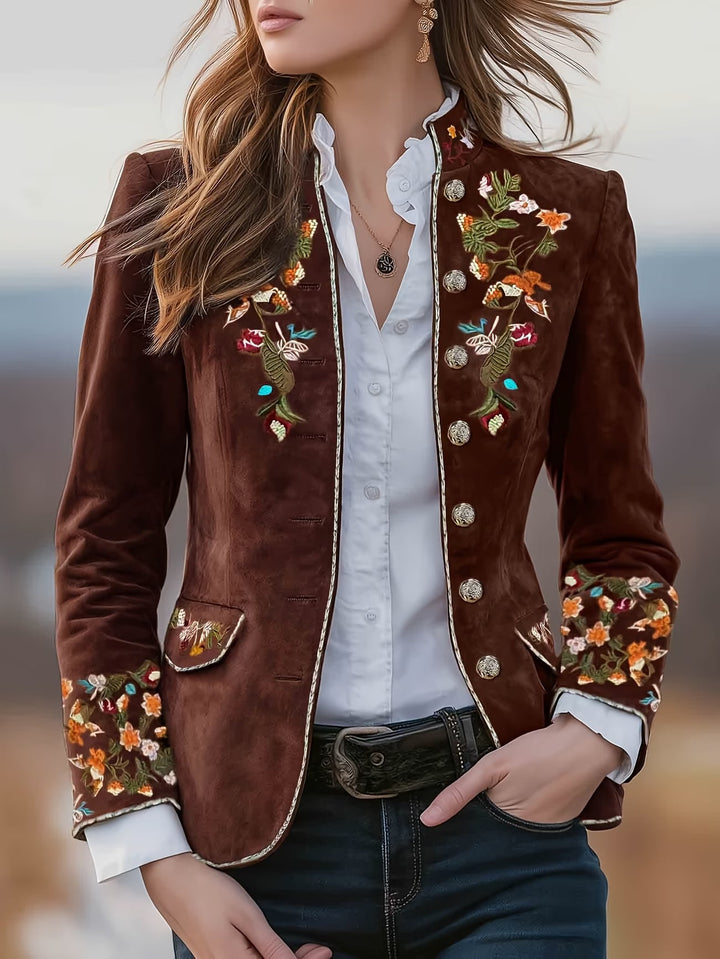 Anisaa – Elegante Jacke Mit Stehkragen