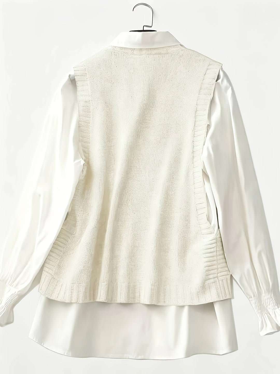 Bineta - Lässiger Strickpullover Ohne Ärmel