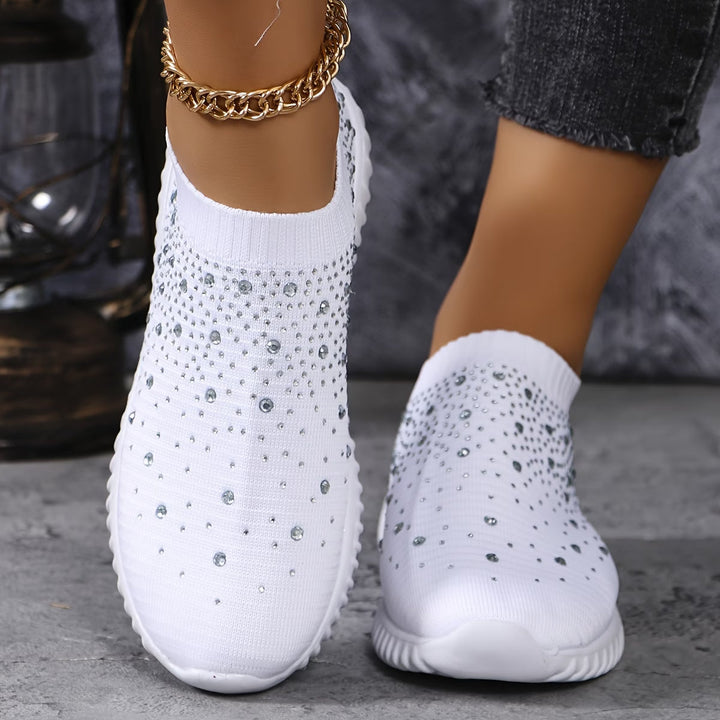 Elizaa – Bequemer Turnschuh Mit Strasssteinen