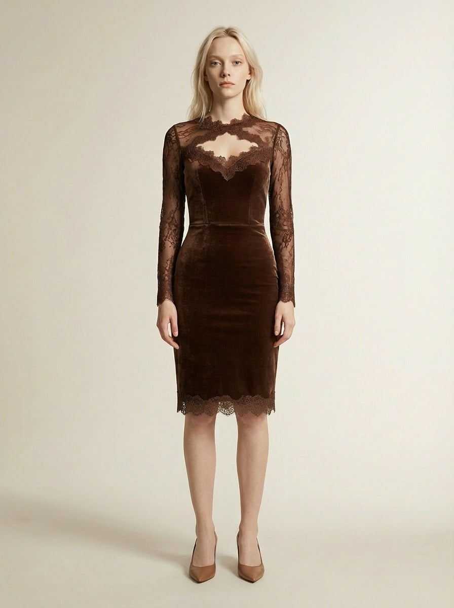 Nadiya – Minikleid mit Eleganter Spitze