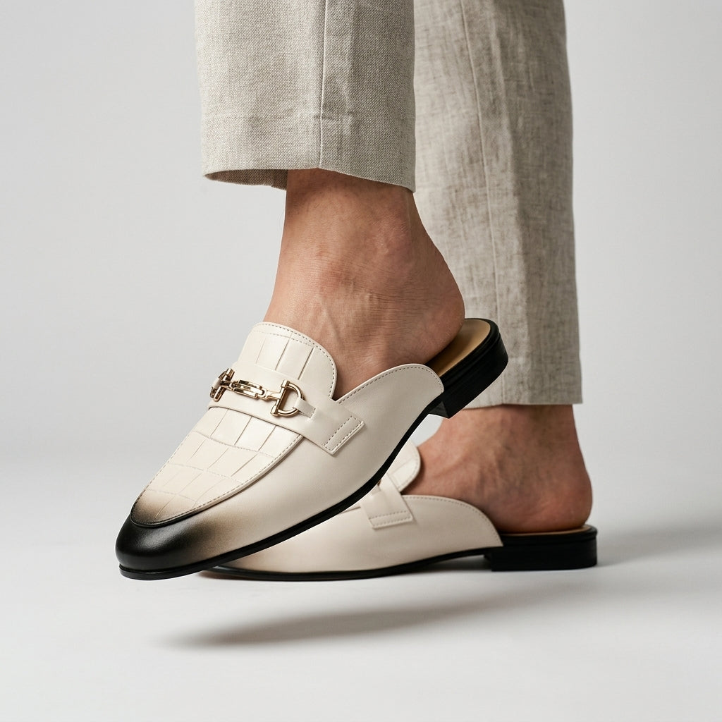 Idris - Rückenfrei Lederschuhe