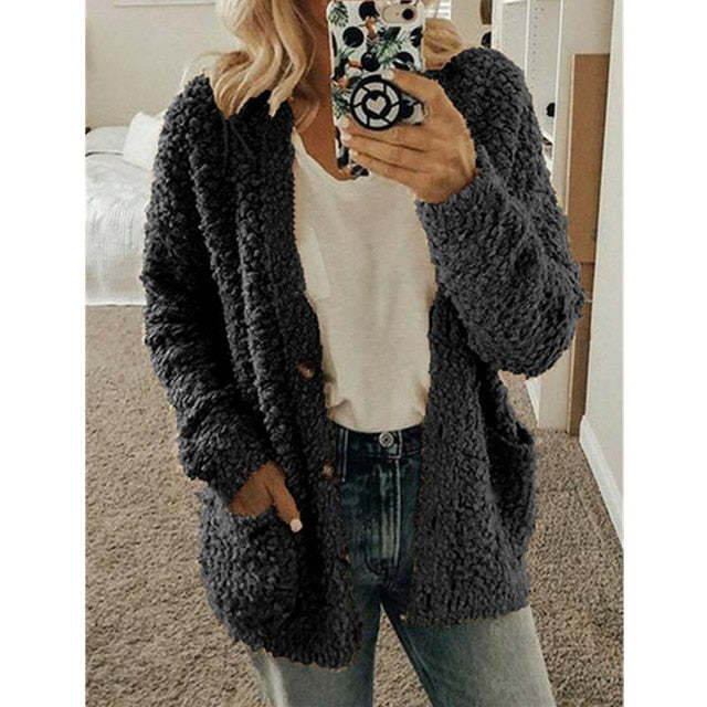 Dalavia – Langärmelige Strickjacke Mit Taschen