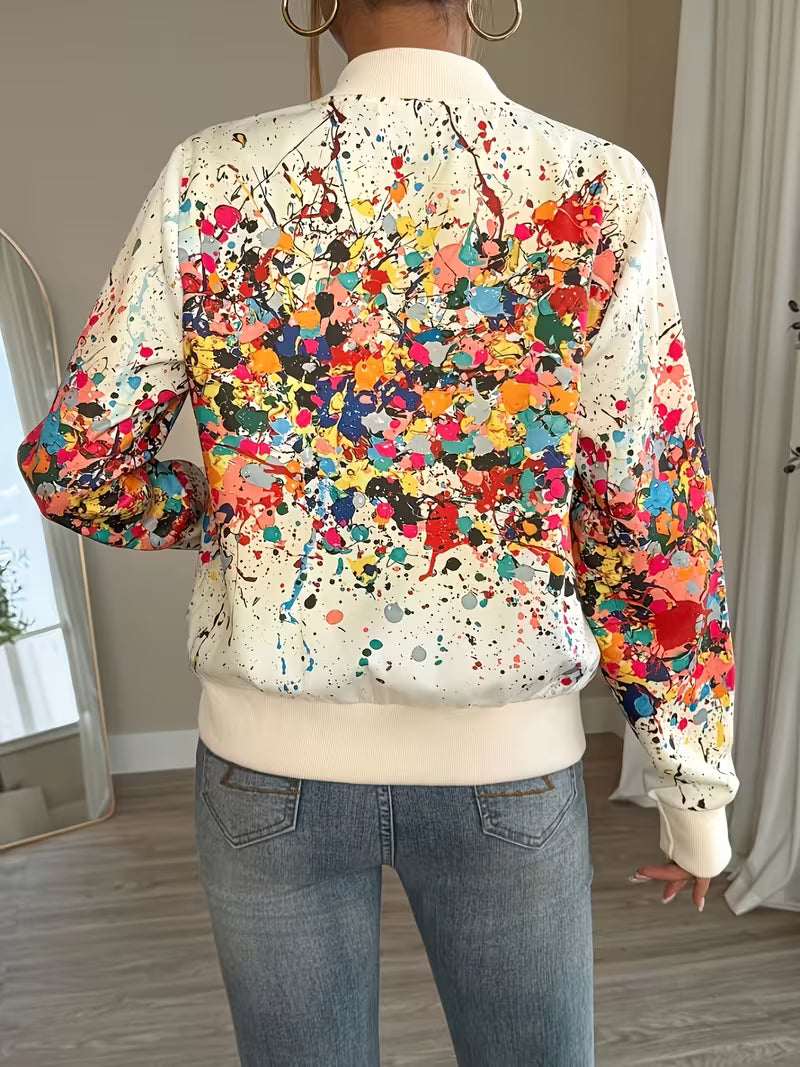 Riena – Jacke Mit Lebhaftem Tie-Dye-Drucken