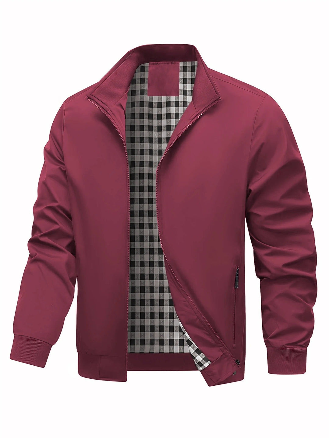 Charith - Lässige Langarm Jacke Mit Reißverschluss