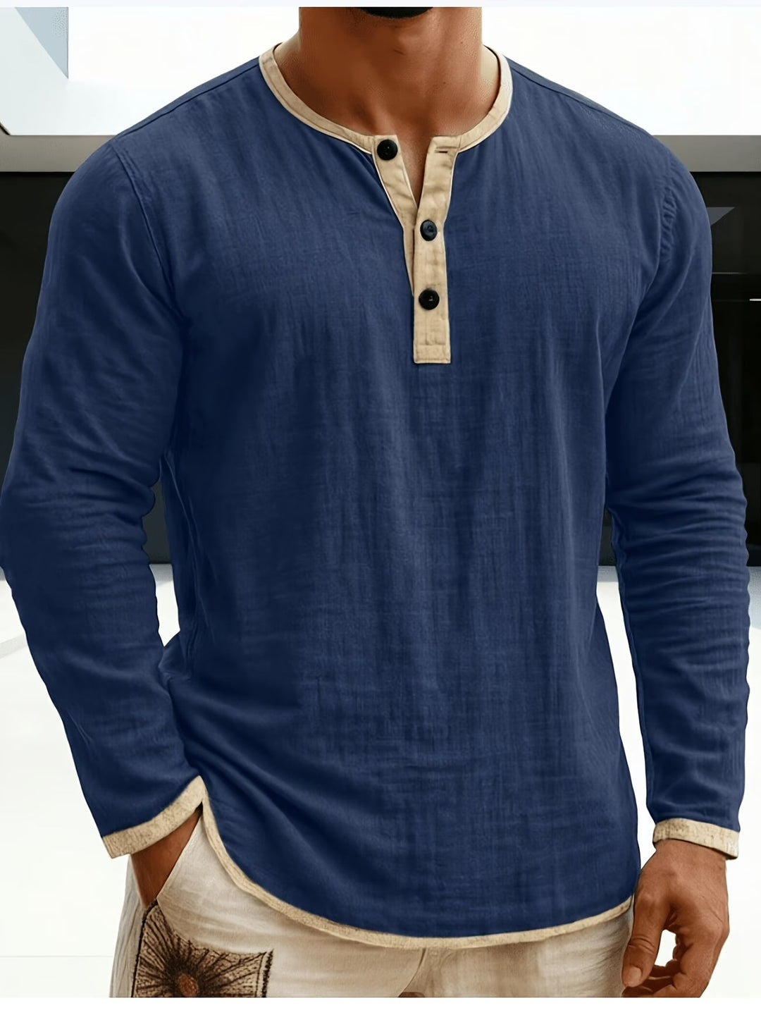 Alper - Long Sleeve Polo Shirt