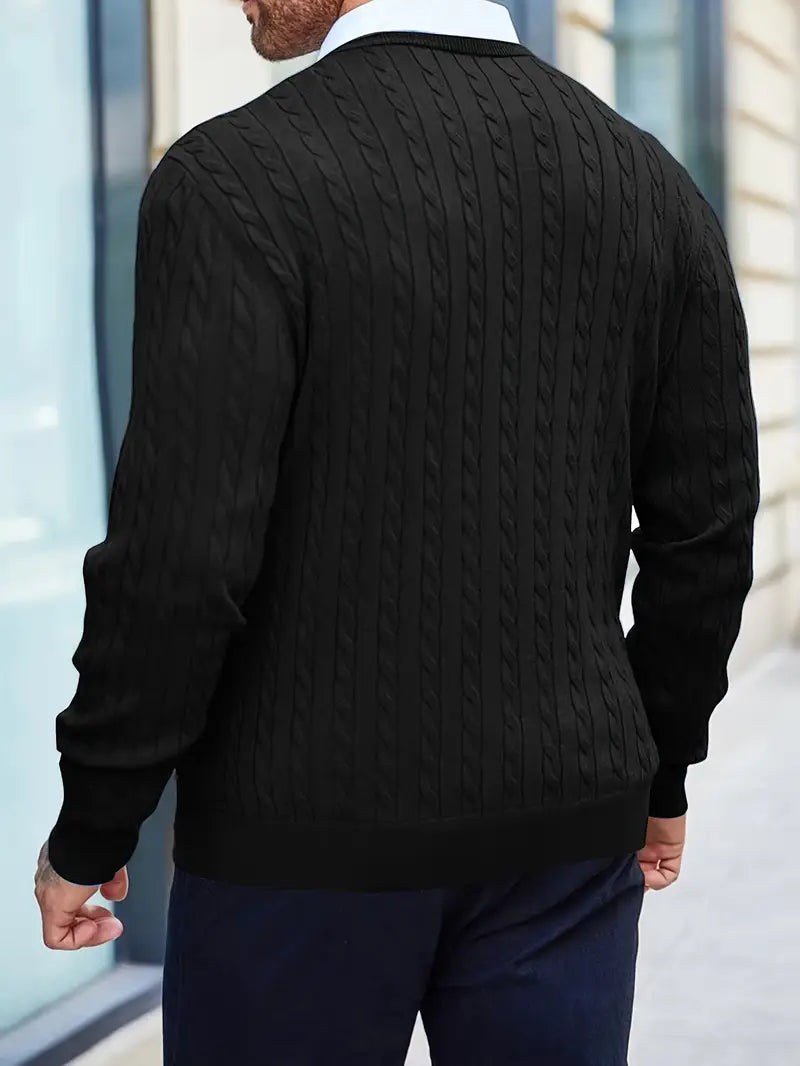 Jonty – Gestrickter Langarm Rollkragenpullover