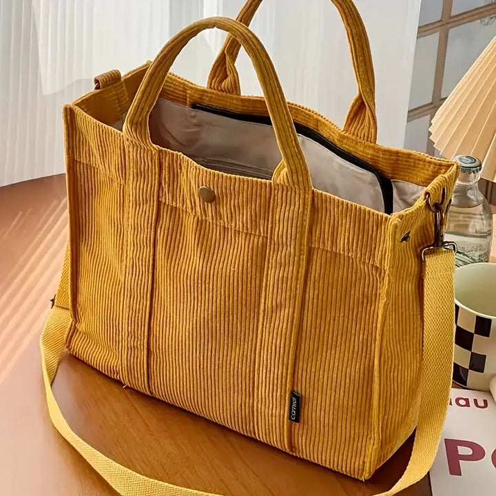 Marella – Oldtimer Inspirierte Cord Trage Tasche