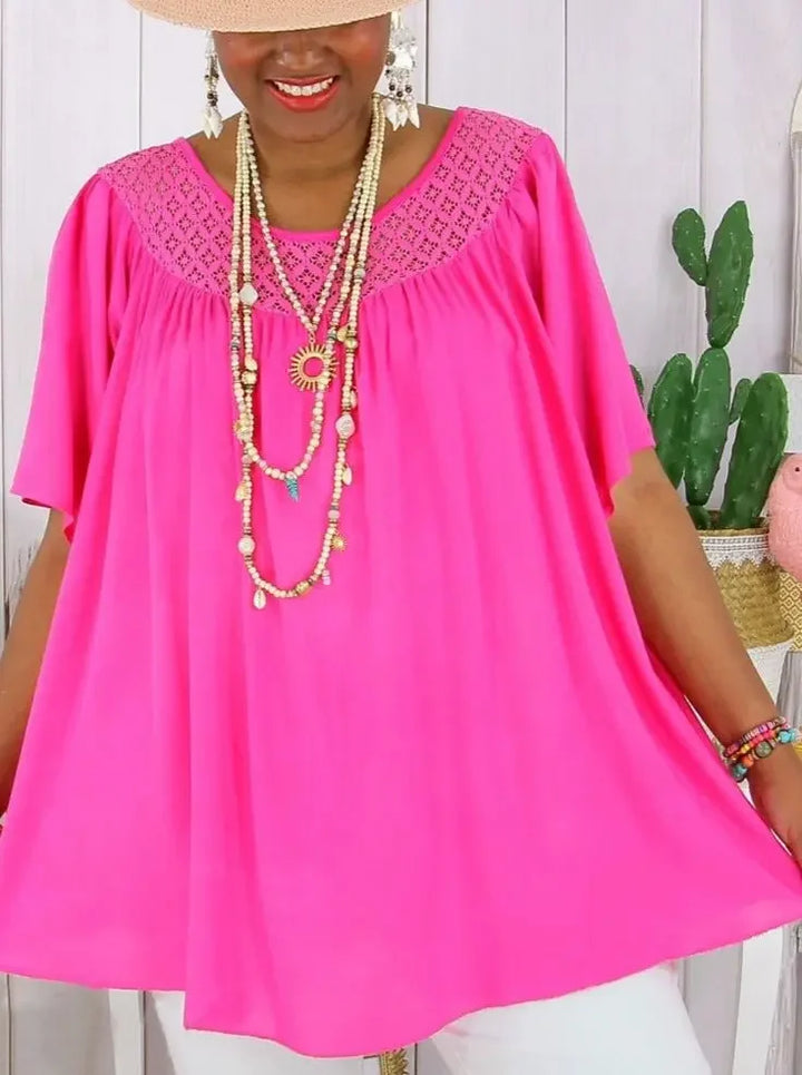 Silvana - Sommerkleid mit Kurzen Ärmeln