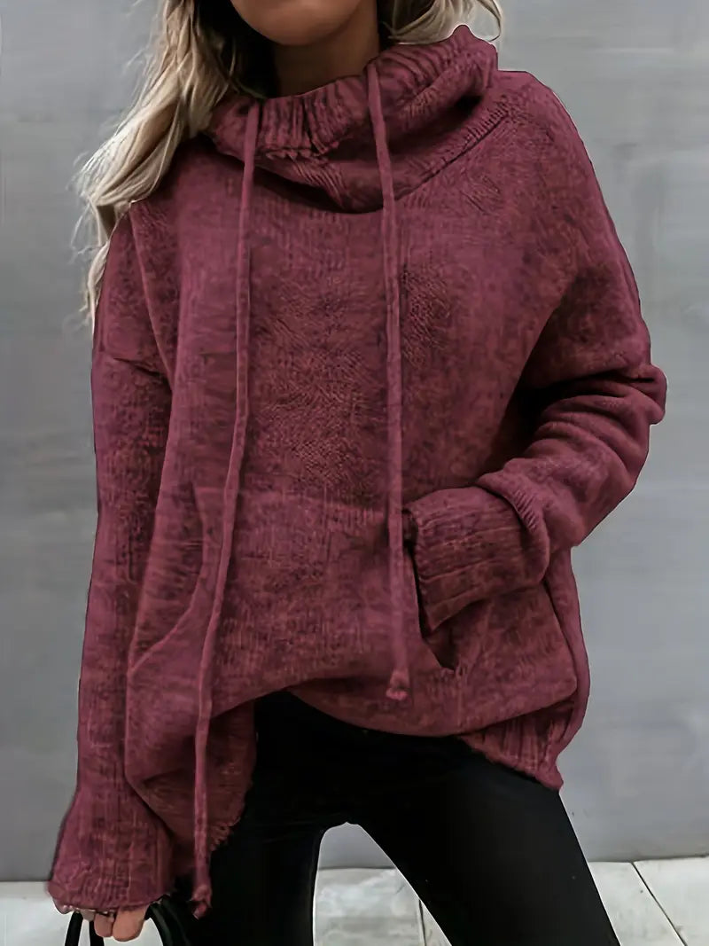 Natala - Strickpullover Mit Kängurutasche